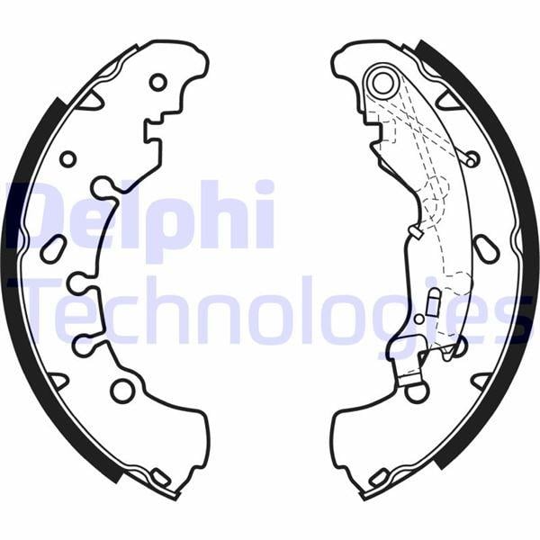 ARKA PABUÇ BALATA OPEL CORSA D 16> ADAM 14>18 PEUGEOT BIPPER 08> P605 90> CITROEN NEMO 08> FIAT FIOR INO 08> PANDA 09>PUNTO 05> 203x38 GS8739