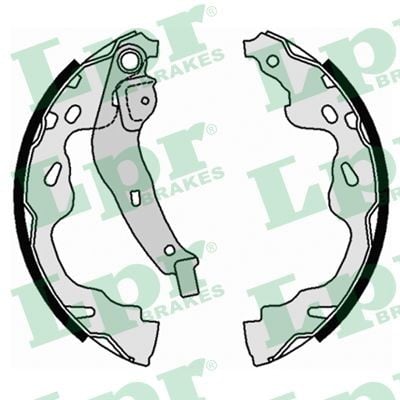 ARKA PABUÇ BALATA P107 05 >P108 14 > C1 05 >YARIS 99-05 AYGO 05> AGILA 08 > SPLAHS SWIFT 200x32