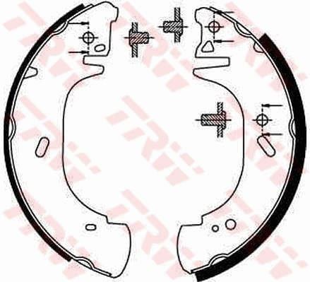ARKA PABUÇ BALATA TRANSİT T12 2.0-2.5DI-2.5TD 91-98 254x52 GS8629 7132050