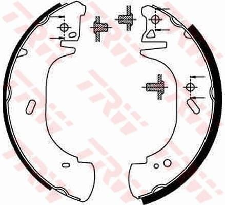 ARKA PABUÇ BALATA TRANSİT T12 2.0-2.5DI-2.5TD 91-98 254x52 GS8629 7132050