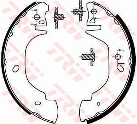 ARKA PABUÇ BALATA TRANSIT T12 2.0 2.5DI 2.5TD 94-00 254x52