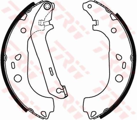 ARKA PABUÇ BALATA TRANSİT TOURNEO CONNECT 1.8 1.8Dİ 1.8TDCİ 02-12.2013 228x57
