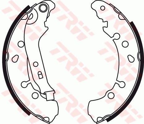 ARKA PABUÇ BALATA YARIS 1.3 VVTİ-1.33 VVTİ-1.4D-4D 06 > 11 > 203x38