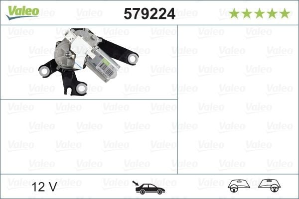 ARKA SİLECEK MOTORU PEUGEOT P206 98>13