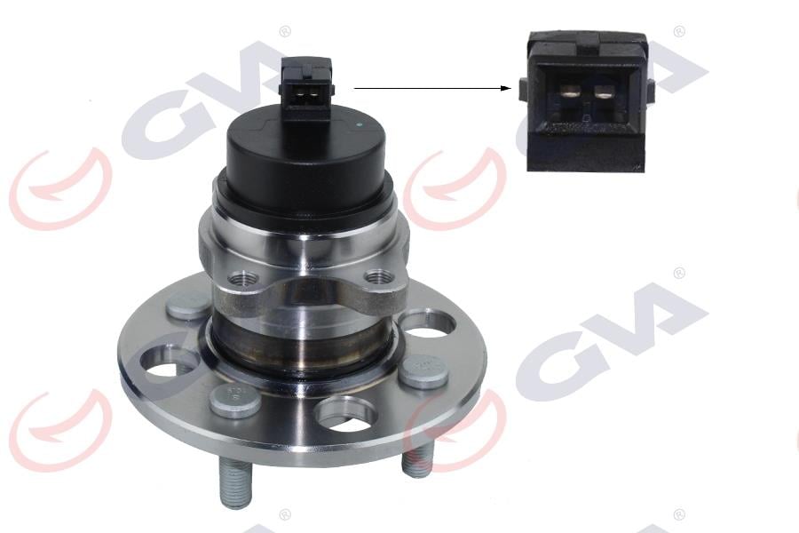 ARKA TEKER PORYASI RULMANLI HYUNDAI ACCENT ERA 1.4L 1.6L 1.5L 06-10 / GETZ 02-09 / İ20 08-> / KIA PI CANTO 1.0L 1.1L 04-> ABS SENSÖRLÜ - 4 BİJON
