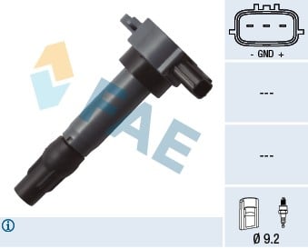 ATESLEME BOBINI MITSUBISHI COLT VI 1.3 - 1.5 2004-> . SMART FORFOUR 454 04>06