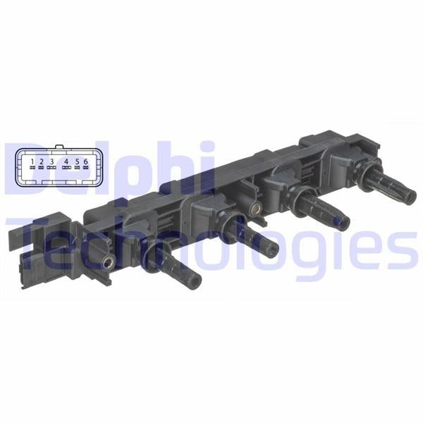 ATEŞLEME BOBİNİ P206 2.0RC C4 2.0 C8 2.2 P307-2.0 P406 2.2 P407 1.8 2.2 04-10 P607 2.2 P807 2.2