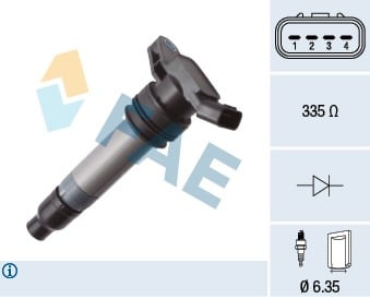 ATESLEME BOBINI VOLVO S60 II T6 AWD 10> S80 II 3.2 06> V60 I 3.0 T 14> V70 III 3.2 10> XC60 I 3.2 AWD 10> XC70 II T6 AWD 10> FREELANDER 2 L359 3.2 4 4