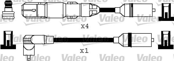 ATEŞLEME KABLO TK. VW POLO CLASSIC 8V 95>01
