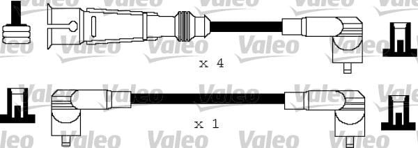 ATEŞLEME KABLO TK. VW POLO CLASSIC 8V 95>99