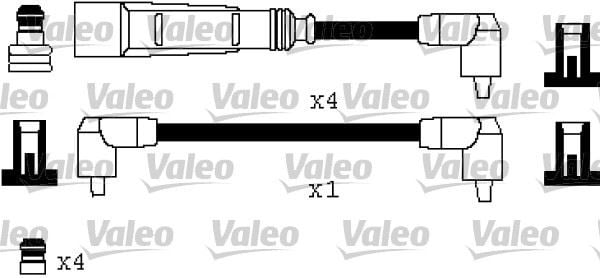 ATEŞLEME KABLO TK. VW POLO CLASSIC 8V 97>00