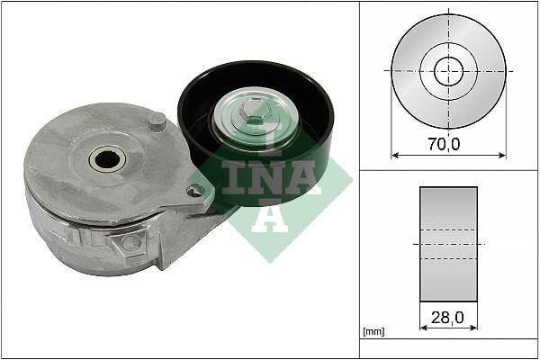 Aux Tensioner FEAD Single 208