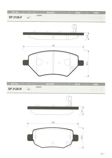 BALATA ARKA DİSK CHERY B12-G6R