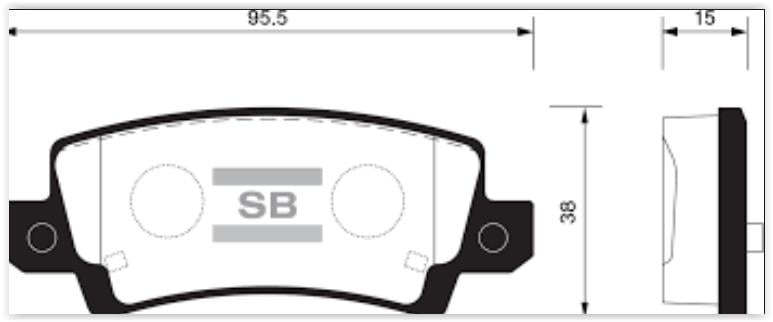 BALATA ARKA DİSK INFINITI FX50-G50 08 > GDB3515