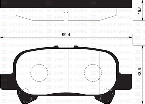 BALATA ARKA DİSK SOL TOYOTA COROLLA-AVOLON 1.6 01-08