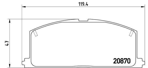 BALATA FREN ON- TOYOTA COROLLA 88>95 AE92-E100 KARBURATORLU Low-Met