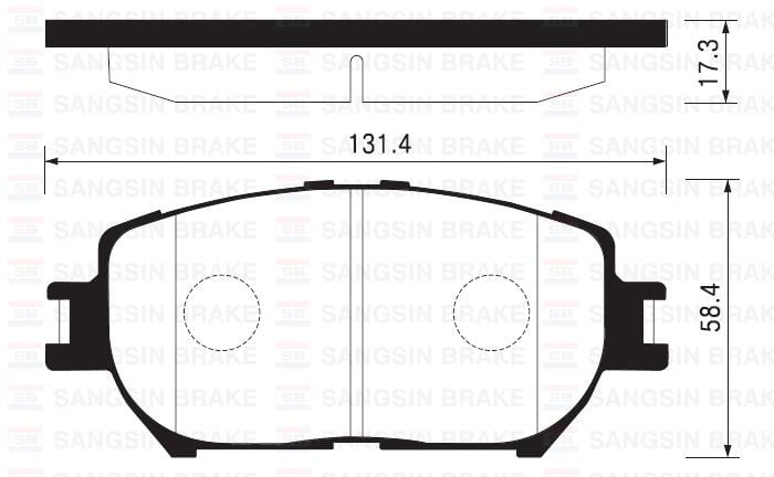BALATA ÖN DİSK LEXUS GS 3.0 06 > TOYOTA CAMRY 2.4-3.0 01 > GDB3314