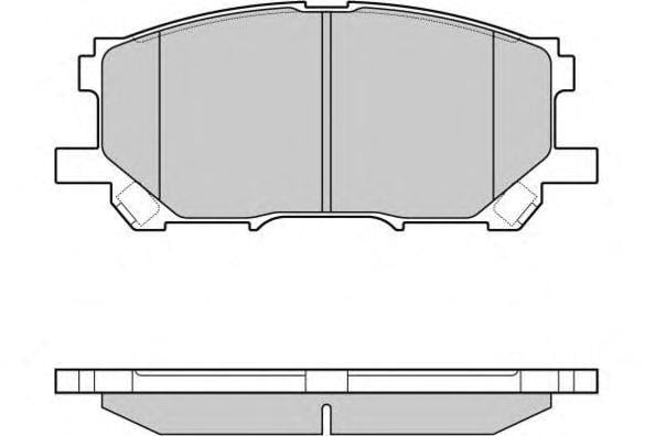 BALATA ÖN DİSK LEXUS RX 03-08 TOYOTA HARRIER 03-08 GDB3338
