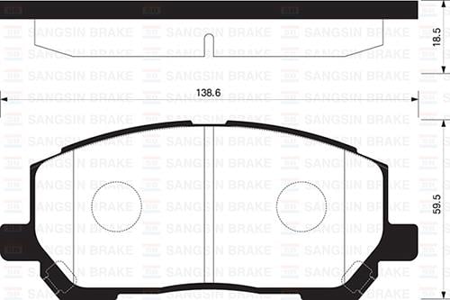 BALATA ÖN DİSK LEXUS RX 3.0 TOYOTA HIGHLANDER 01-07 GDB3286
