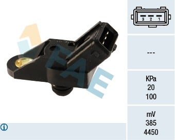 BASINÇ MAP SENSÖRÜ P106-P206-P306-P406-P605-PARTNER-BERLINGO-SAXO-XSARA-ZX-XANTIA 1.1-1.4-1.6-2.0 TU 1-TU3-TU5-XU10