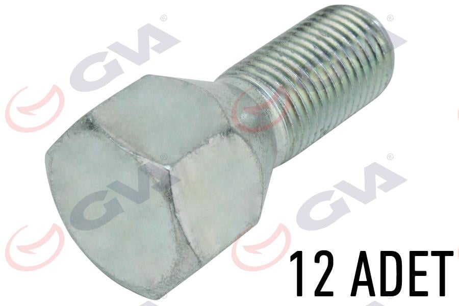 BİJON CİVATASI FIAT TEMPRA KISA BEYAZ PAKET 12