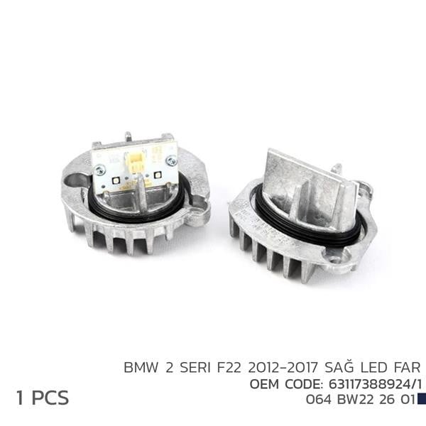BMW 2 F22 2012-2017 SAĞ LED FAR MODL 63117388924/1