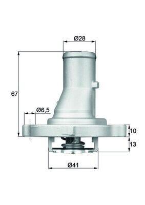 C50487 TERMOSTAT KOMPLE PALIO 97 > DOBLO 00 > 1.2IE 75HP 87 C