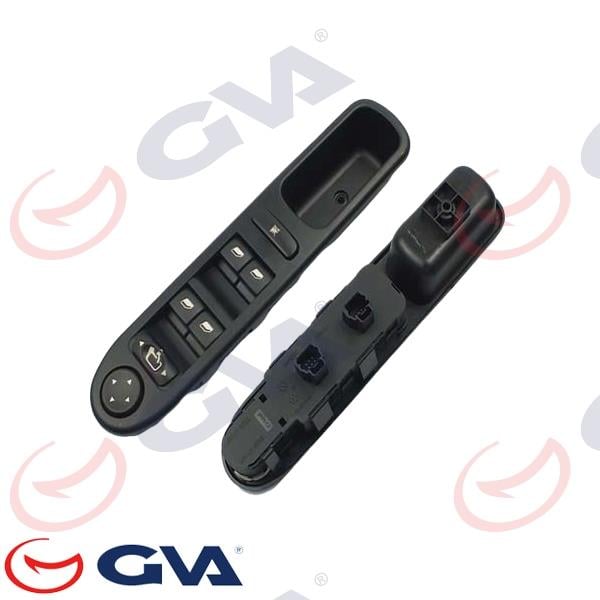 CAM AÇMA DÜĞMESİ ANAHTARI SOL ÖN PEUGEOT P307 00-09 DÖRTLÜ-MERKEZİ KİLİT DÜĞMELİ - AYNA AYARLI