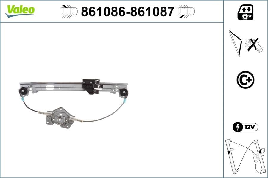 CAM MEKANİZMASI ARKA SOL VOLKSWAGEN Golf V