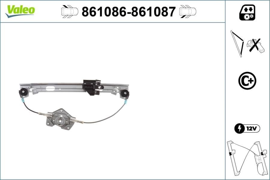 CAM MEKANİZMASI ARKA SOL VOLKSWAGEN Golf V