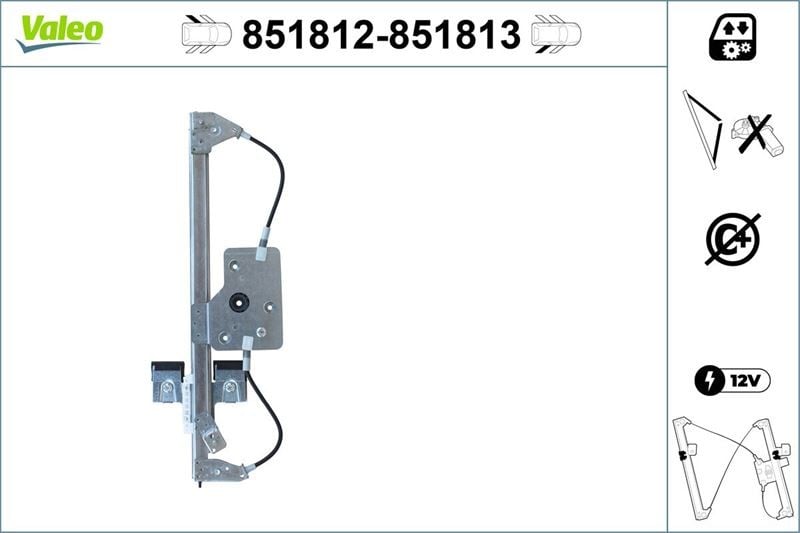 CAM MEKANİZMASI meca ARKA SOL - Citroen C4 GrandPicassoII 9826076580