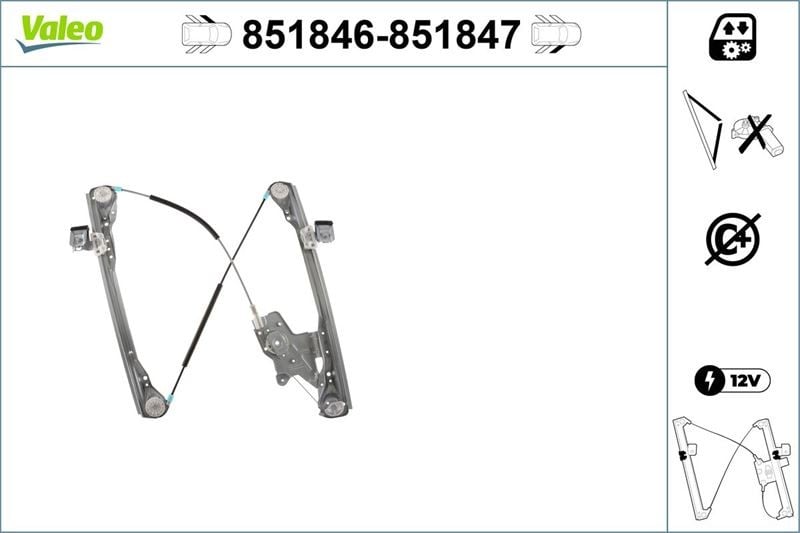 CAM MEKANİZMASI ÖN SOL FORD FOCUS 98>04 CAM MEKANİZMASI BİNEK