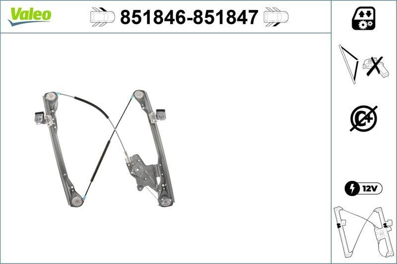 CAM MEKANİZMASI ÖN SOL FORD FOCUS 98>04 CAM MEKANİZMASI BİNEK