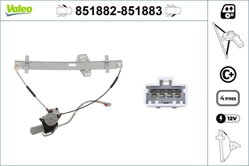 CAM MEKANİZMASI ÖN SOL HONDA CR-V 02>06 CAM MEKANİZMASI BİNEK