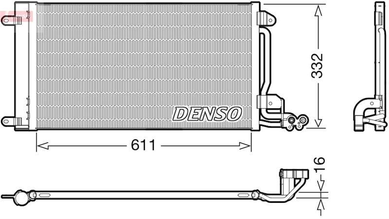 CONDENSER. AİR CONDİTİONİNG AUDI A1 8X 10-18