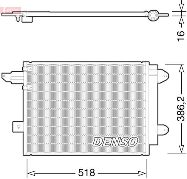 CONDENSER. AİR CONDİTİONİNG AUDI A4 8E. B6 00-04