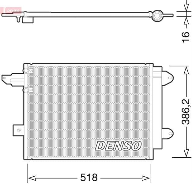 CONDENSER. AİR CONDİTİONİNG AUDI A4 8E. B6 00-04