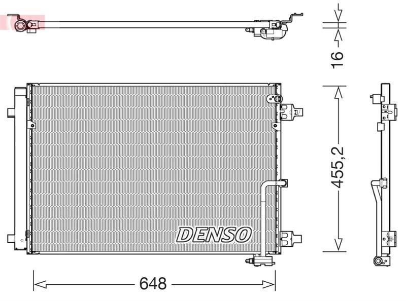 CONDENSER. AİR CONDİTİONİNG AUDI A8 4H 09-18