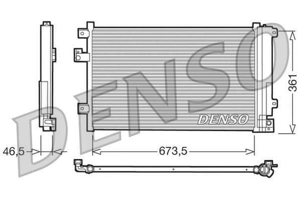 CONDENSER. AİR CONDİTİONİNG FIAT MULTIPLA 99-10