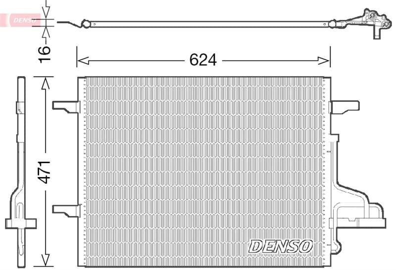 CONDENSER. AİR CONDİTİONİNG FORD KUGA I 08-12