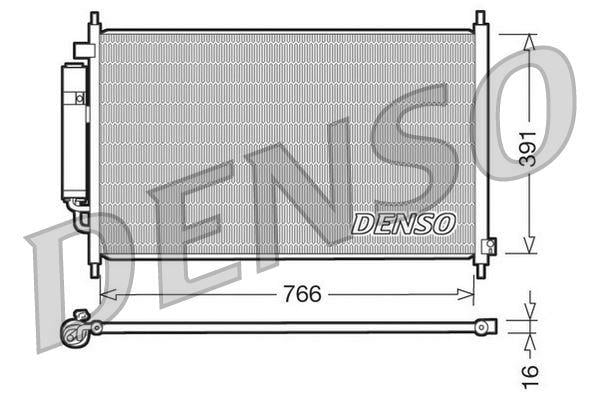 CONDENSER. AİR CONDİTİONİNG HONDA FR-V 04-