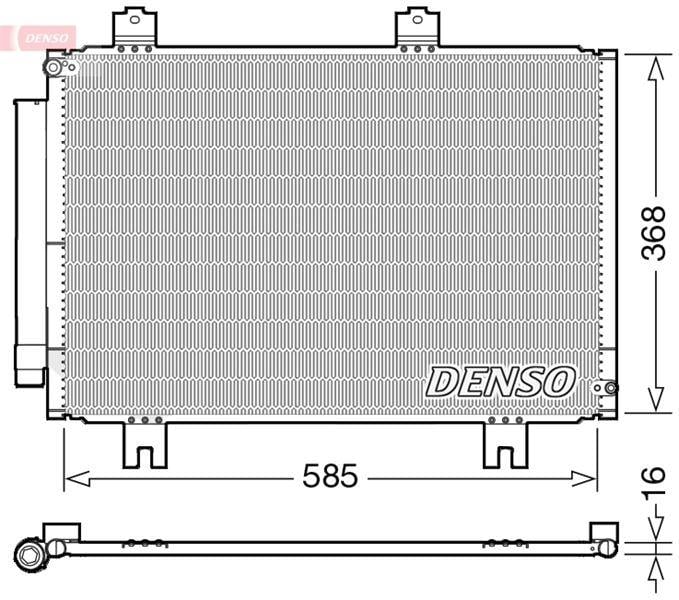 CONDENSER. AİR CONDİTİONİNG HONDA JAZZ IV 13-
