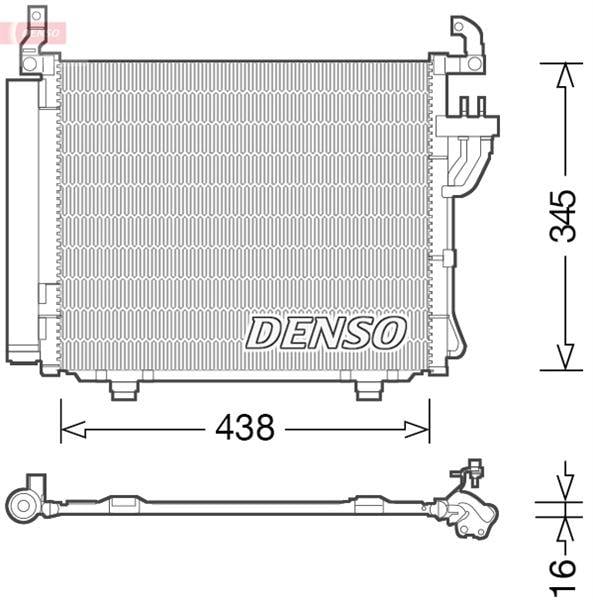 CONDENSER. AİR CONDİTİONİNG HYUNDAI İ10 I 07-13
