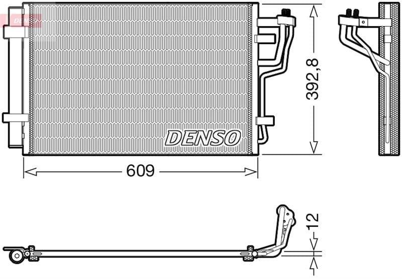 CONDENSER. AİR CONDİTİONİNG HYUNDAI İ30 07-12
