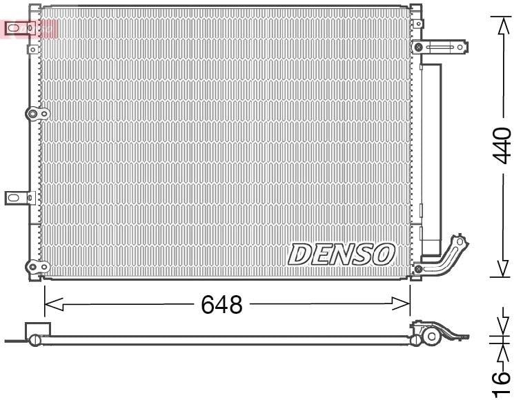CONDENSER. AİR CONDİTİONİNG JEEP CHEROKEE KL 13-