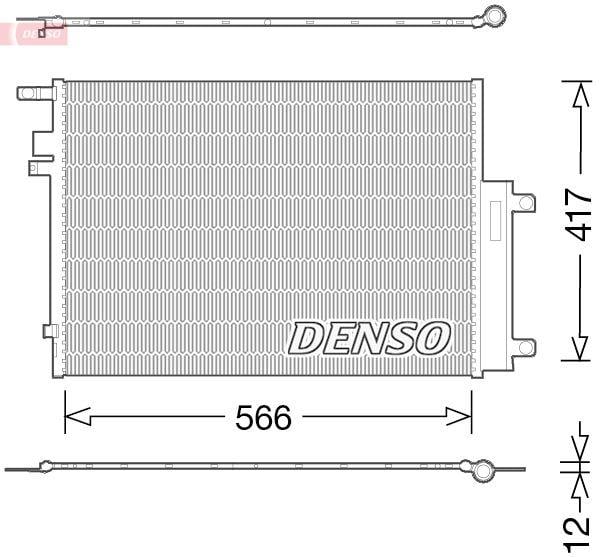 CONDENSER. AİR CONDİTİONİNG JEEP RENEGADE 14-