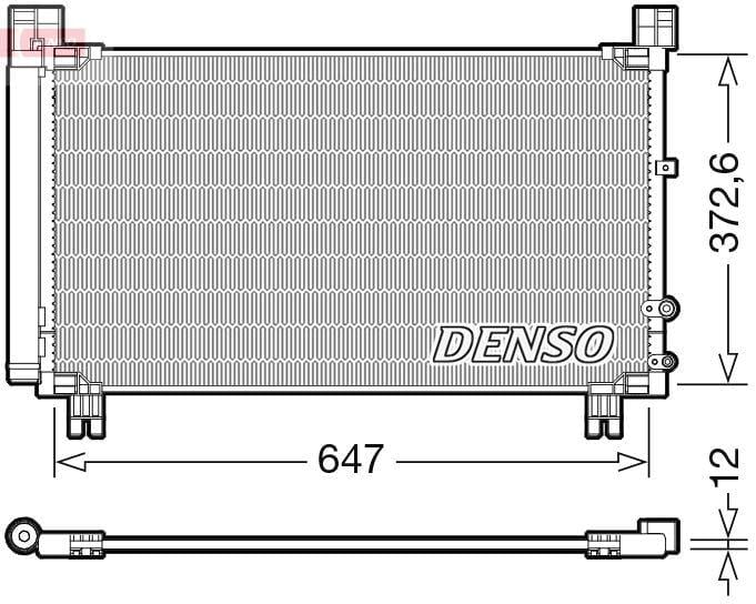 CONDENSER. AİR CONDİTİONİNG LEXUS IS III 13-
