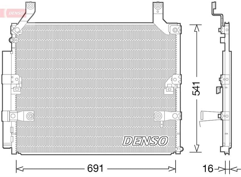 CONDENSER. AİR CONDİTİONİNG LEXUS LX 98-08