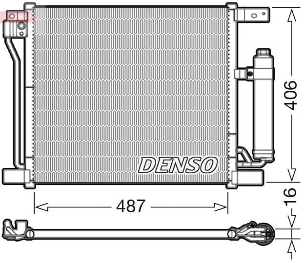 CONDENSER. AİR CONDİTİONİNG NISSAN JUKE 10-