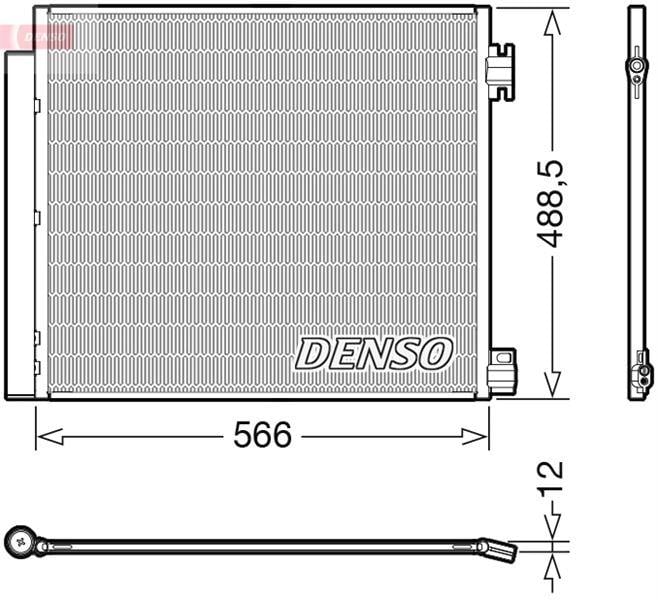 CONDENSER. AİR CONDİTİONİNG NISSAN QASHQAI II 13-